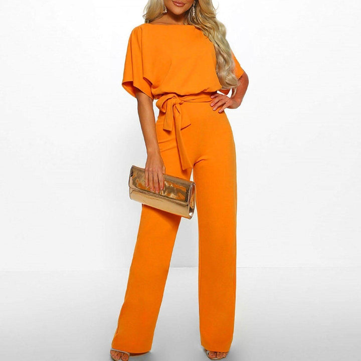 Women's Belted Jumpsuit