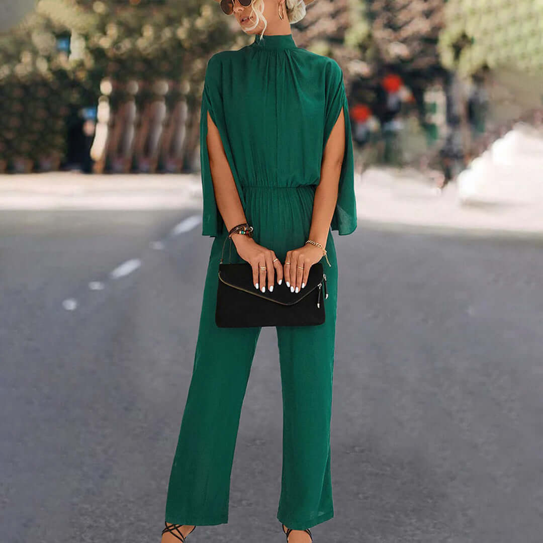 Elegant Batwing Sleeve Jumpsuit for Women