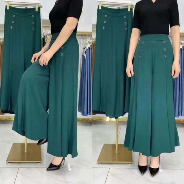 Elegant Flare Trousers - Wide Leg Style