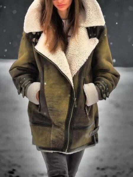 Women's Casual Elegant Mid-Length Jacket