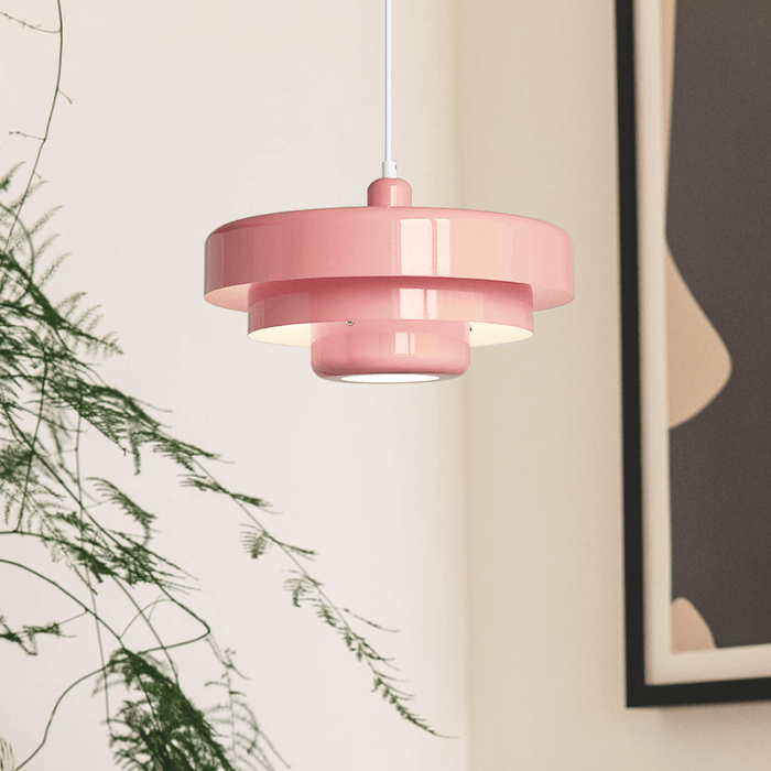Iron Pendant Light 35cm Industrial Hanging Lamp