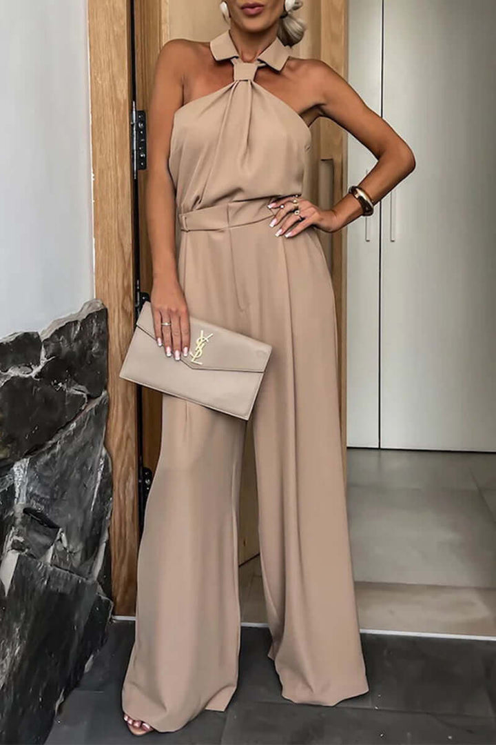 Women's Casual Loose Fit Pocket Jumpsuit