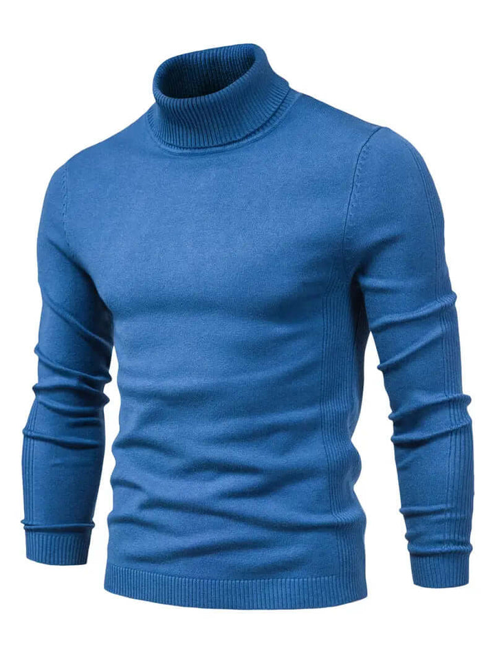 Men's Turtleneck Jumper - Warm Winter Pullover