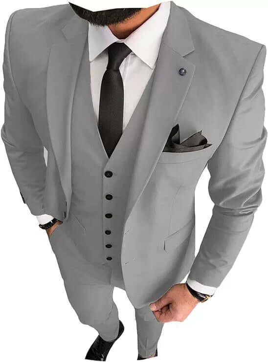 Men's Slim Fit 3-Piece Suit