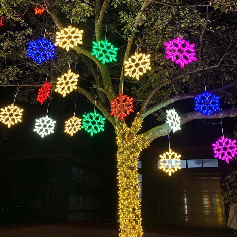 30cm LED Waterproof Snowflake Christmas Light