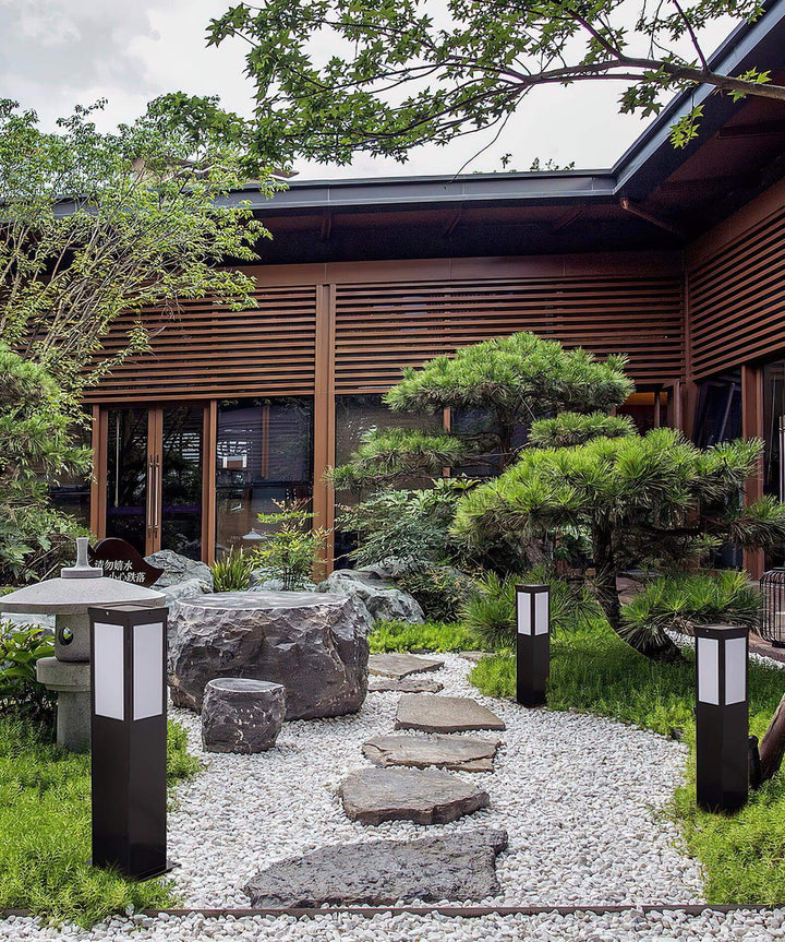 Modern Outdoor Bollard Light - IP65 Waterproof