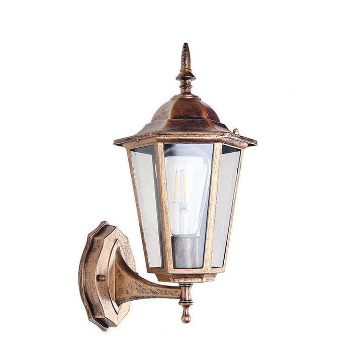 Retro Outdoor Glass Wall Light