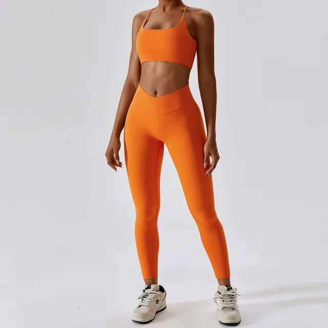 Women's  High-Waisted Leggings & Sports Bra