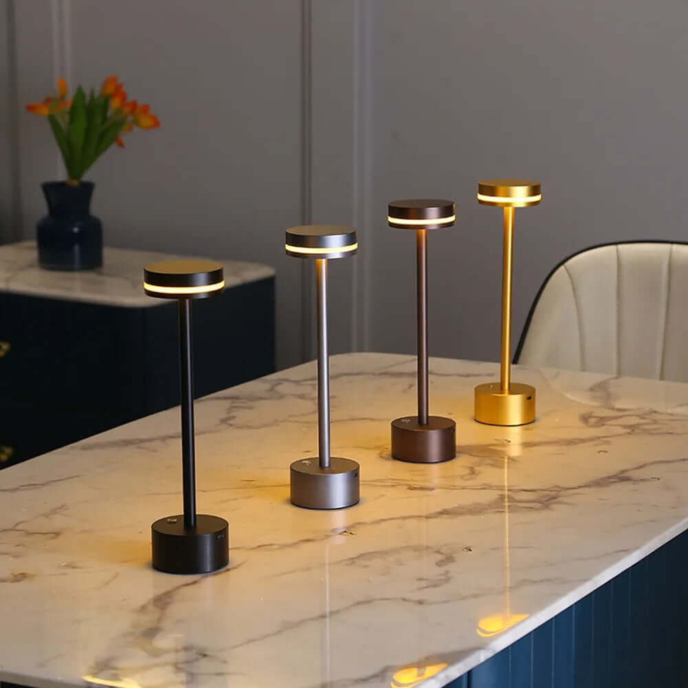 Portable LED Table Lamp with Rechargeable Battery