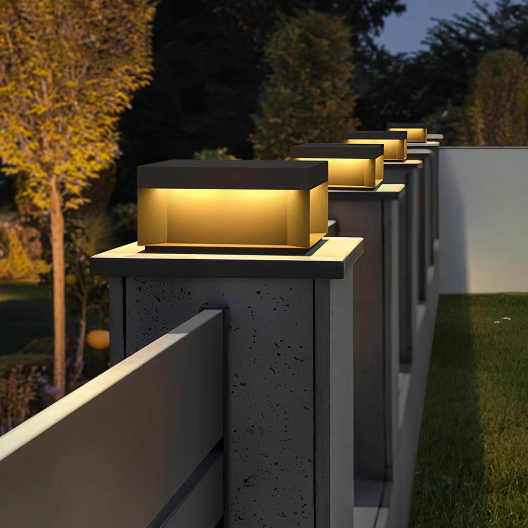 Solar Outdoor Post Light - Weatherproof IP65