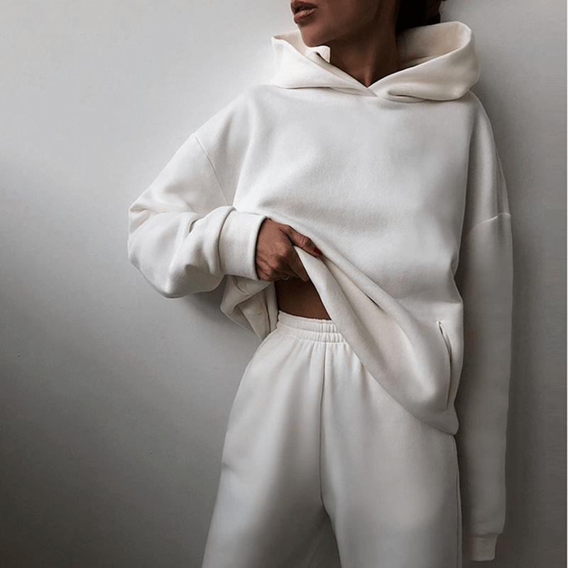 Women's Casual Hooded Tracksuit