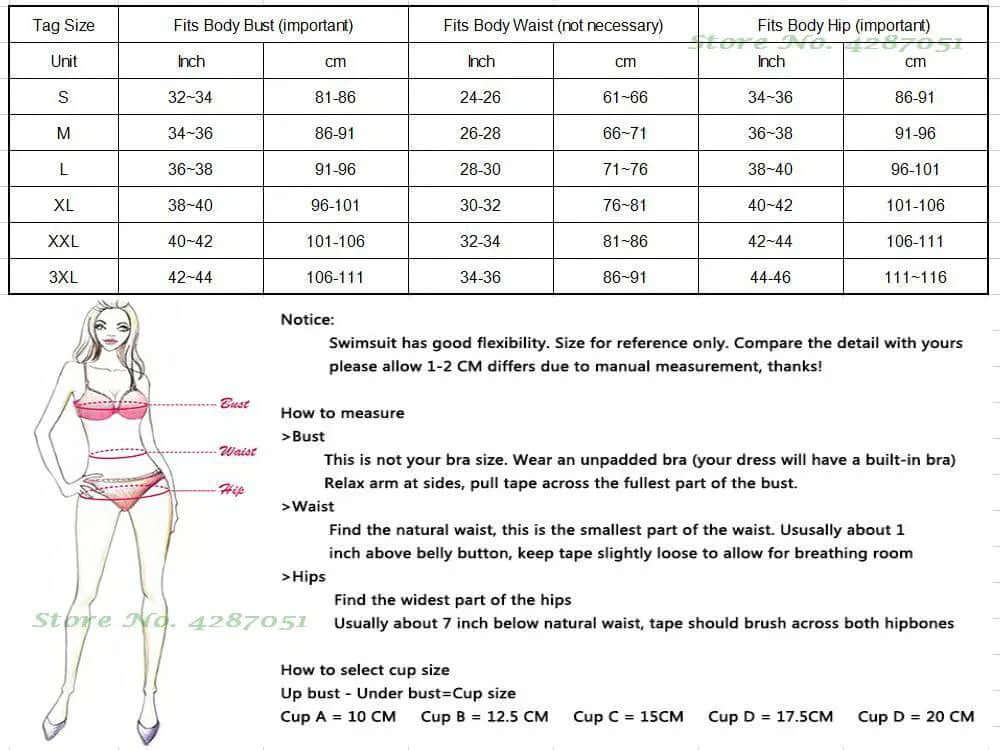 Padded Chain Strap High-Waisted Bikini Set