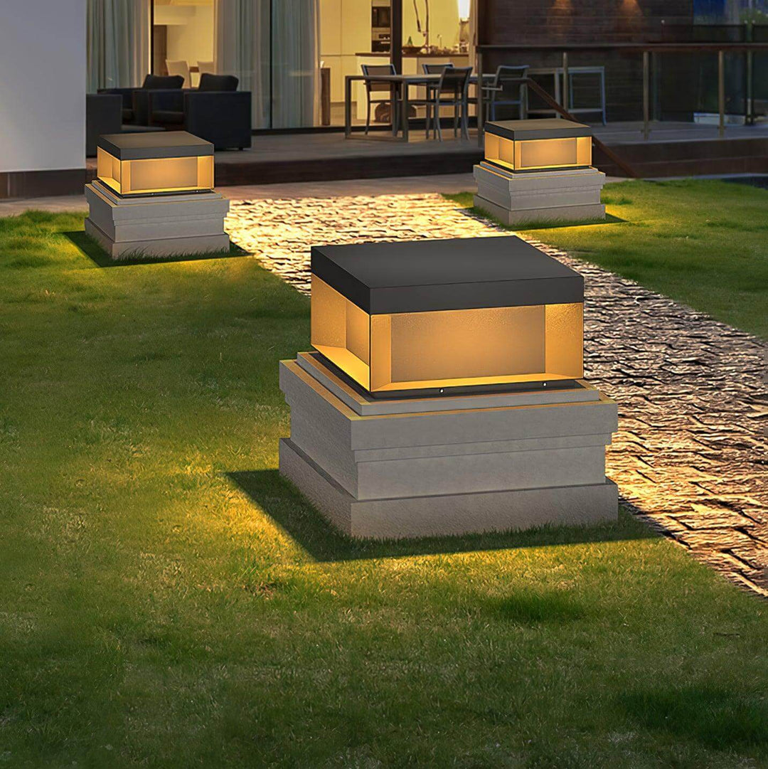 Solar Outdoor Post Light - Weatherproof IP65