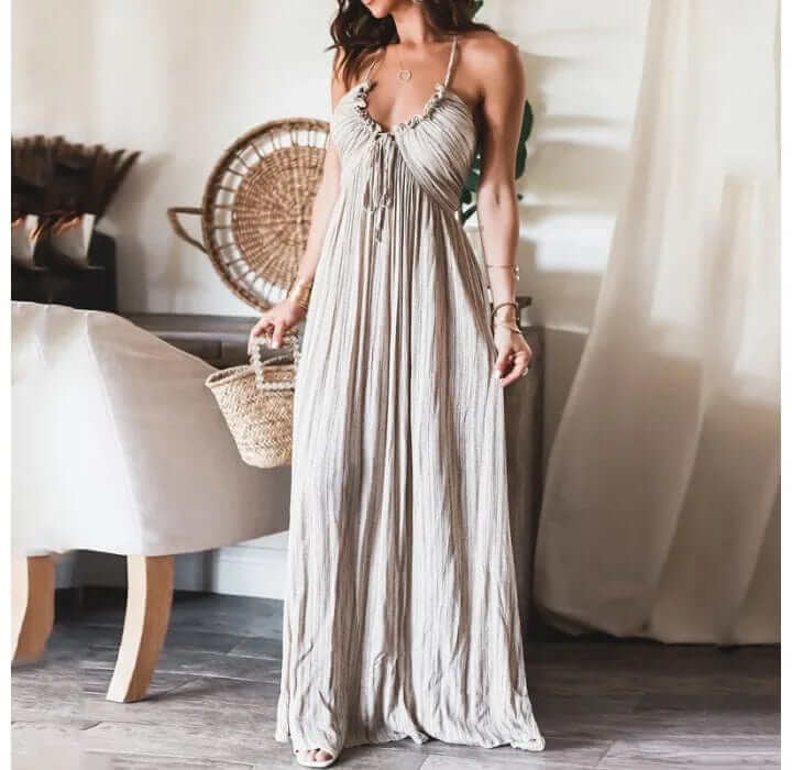 Summer Maxi Dress - Olive