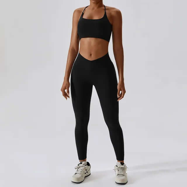 Women's  High-Waisted Leggings & Sports Bra