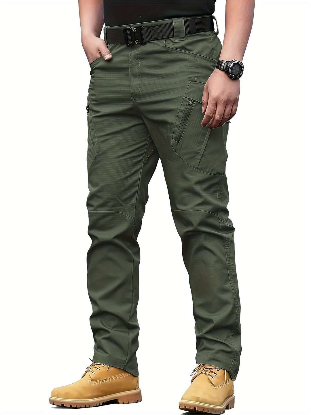 Men's Tactical Cargo Pants with Multiple Pockets