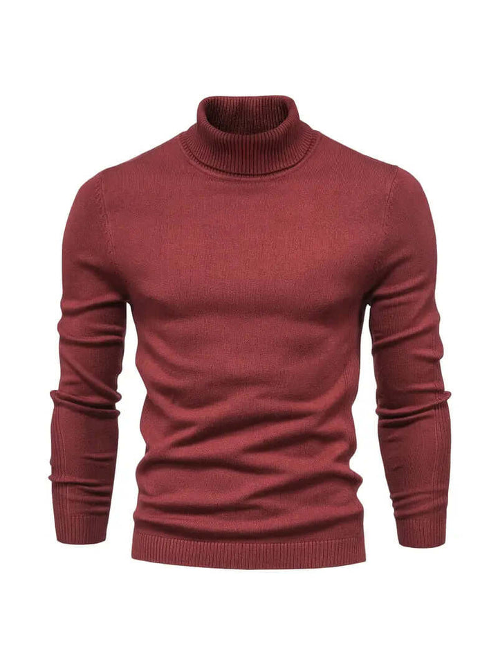 Men's Turtleneck Jumper - Warm Winter Pullover