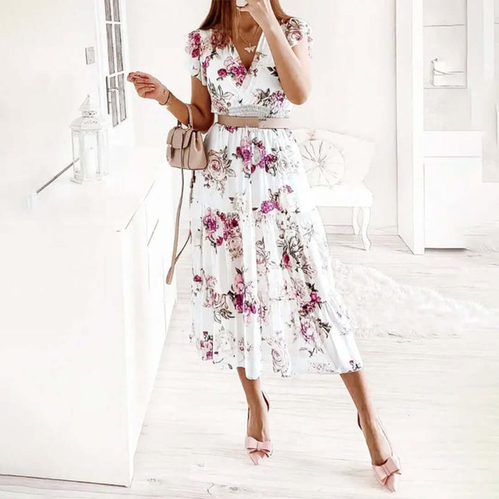 Elegant Midi Dress - Festive Occasions