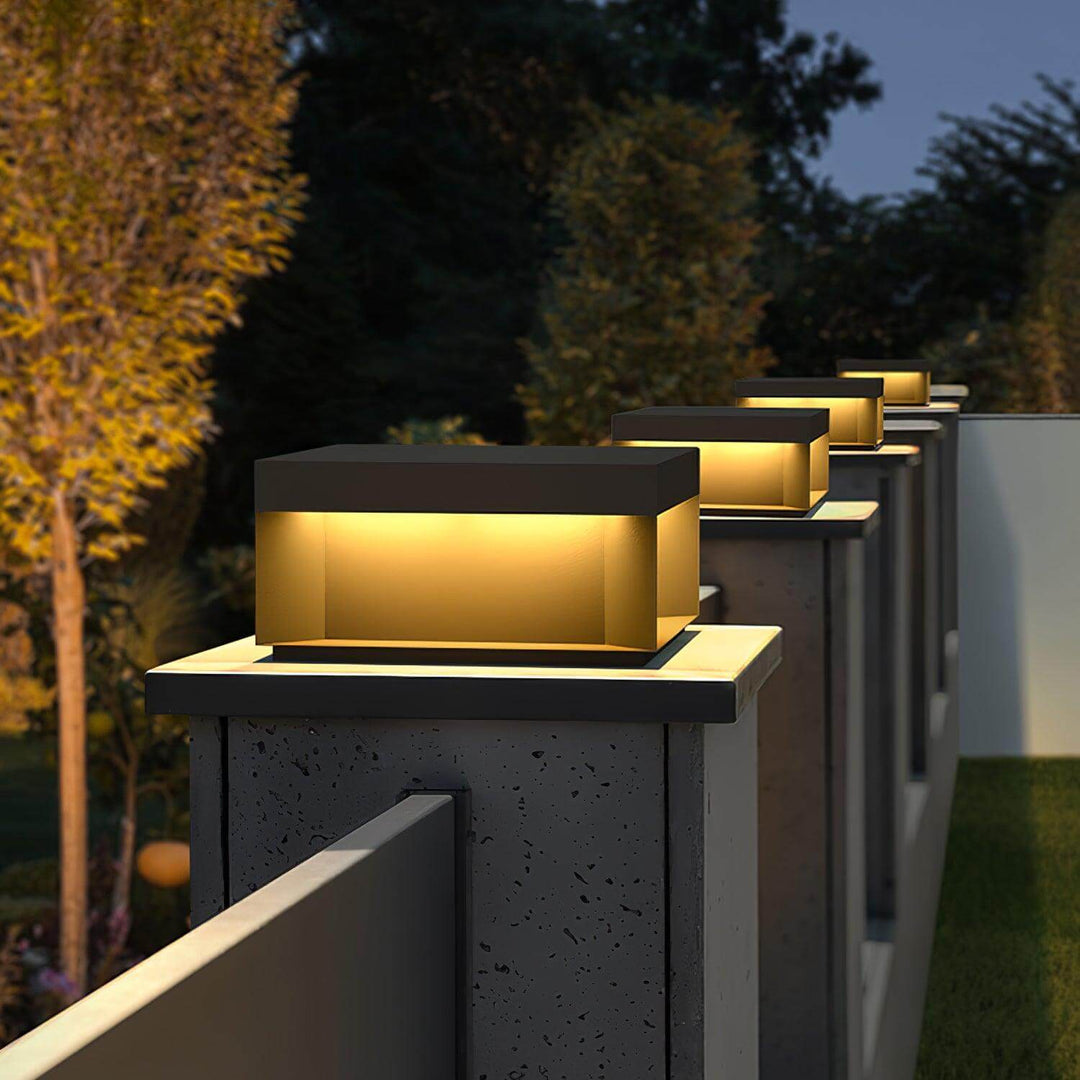 Solar Outdoor Post Light - Weatherproof IP65