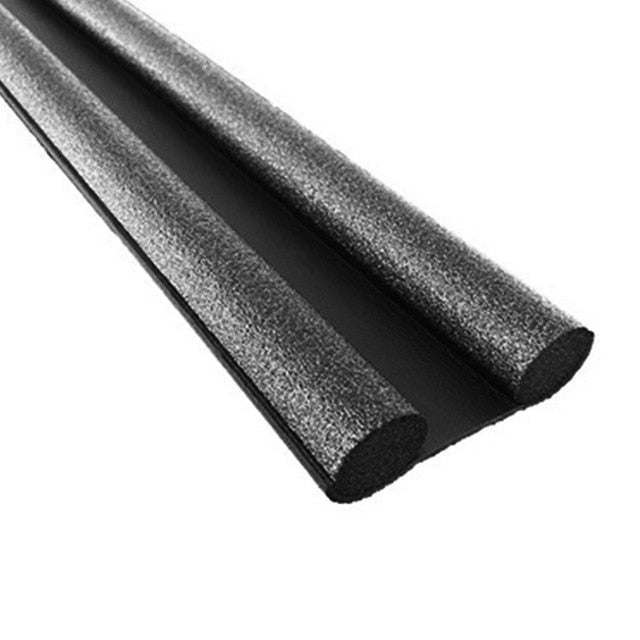 Premium 2-pack draft stopper door seal for cold, noise, dust protection & home energy savings.