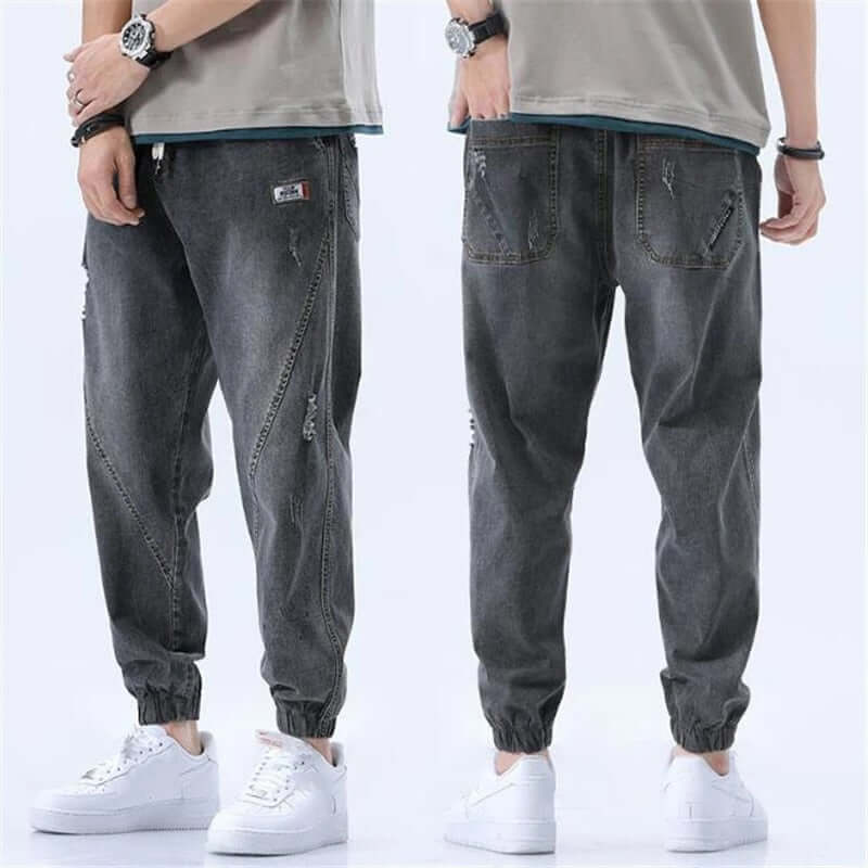 Men's Cool Elastic Casual Trousers