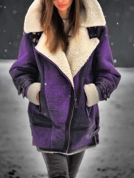 Women's Casual Elegant Mid-Length Jacket
