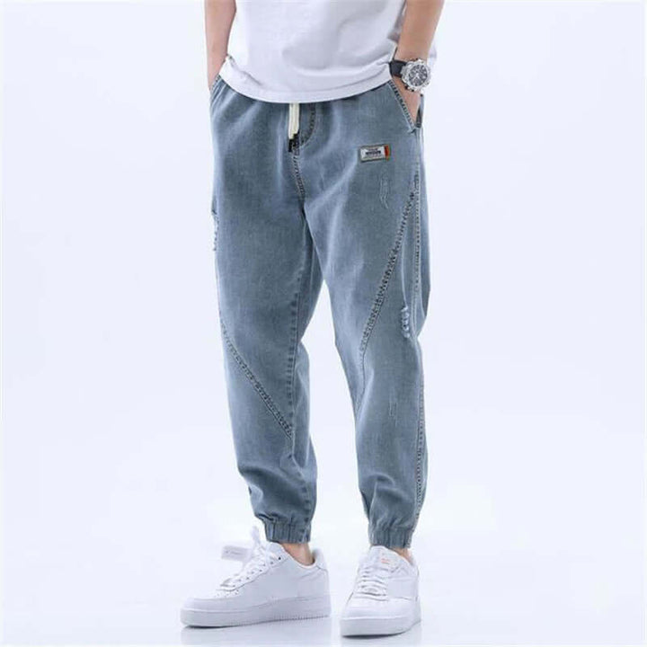 Men's Cool Elastic Casual Trousers