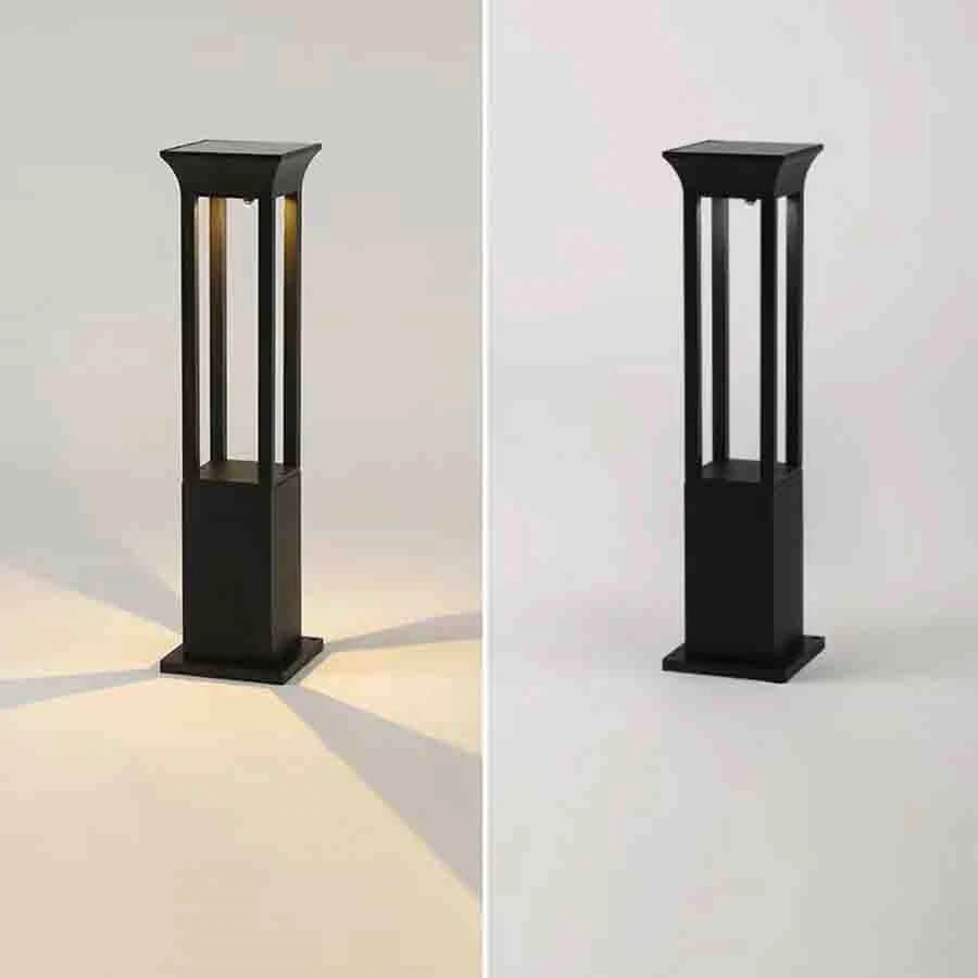 Solar Pathway Light Outdoor Garden LED Lamp 60cm Warm White