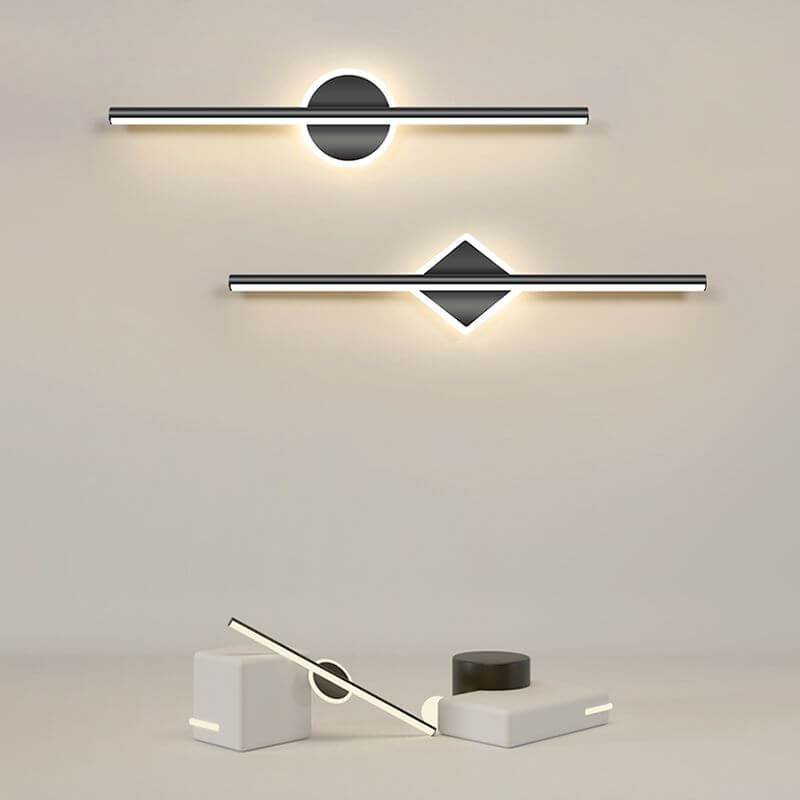 Modern LED Wall Light, Round/Square Design