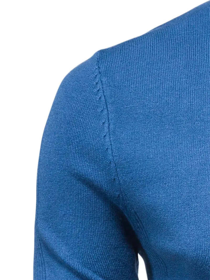Men's Turtleneck Jumper - Warm Winter Pullover