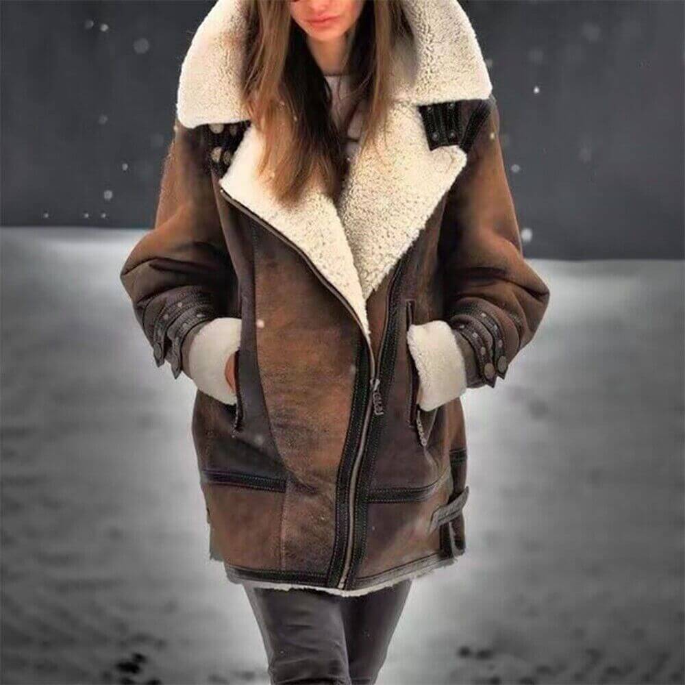 Women's Casual Elegant Mid-Length Jacket
