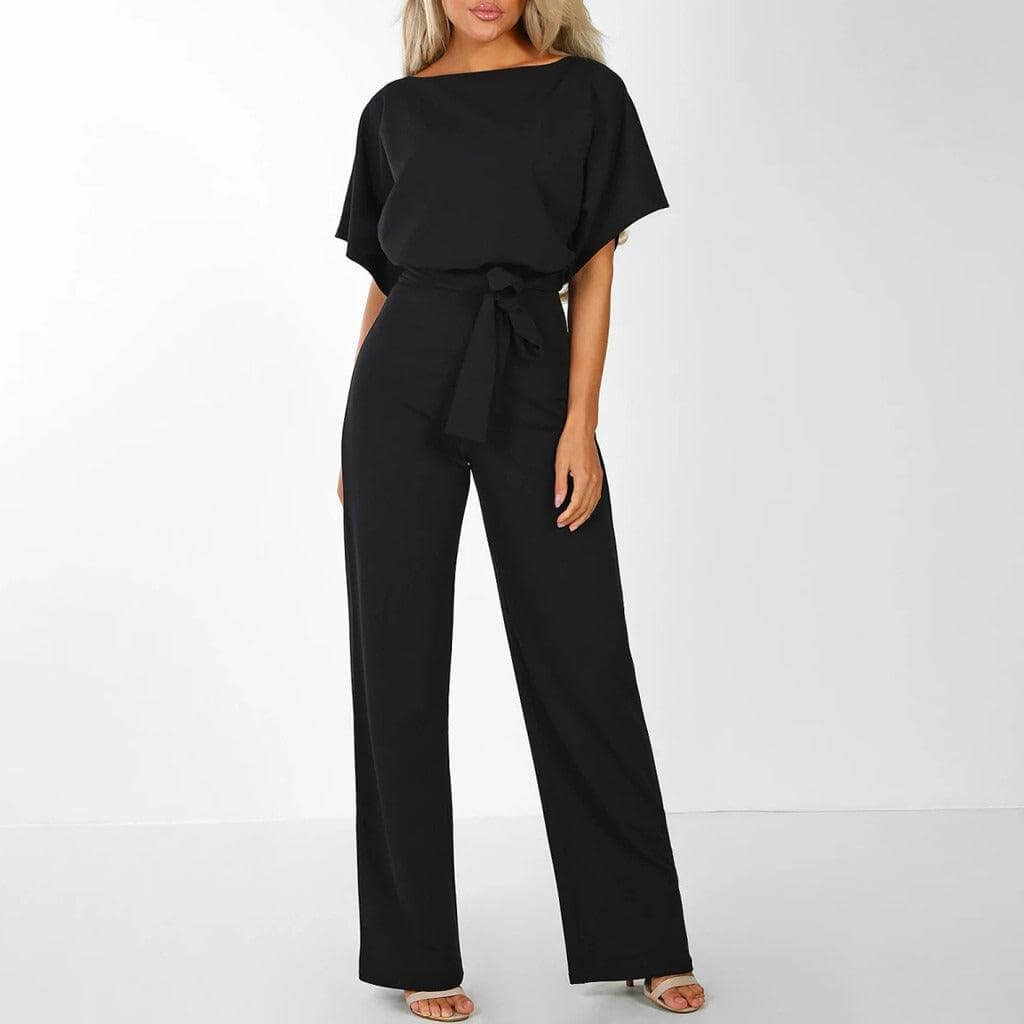 Women's Belted Jumpsuit