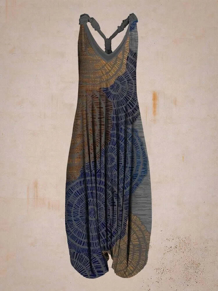 Women's Boho Sleeveless Jumpsuit