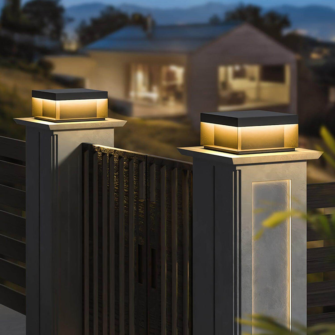 Solar Outdoor Post Light - Weatherproof IP65