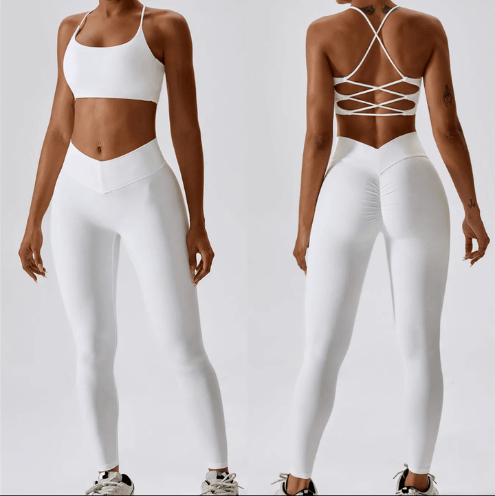 Women's  High-Waisted Leggings & Sports Bra