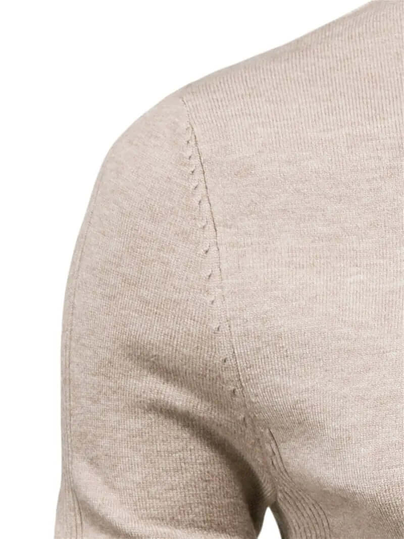 Men's Turtleneck Jumper - Warm Winter Pullover