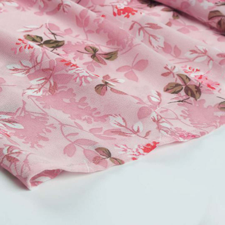 Floral Print Mini Dress - Summer Dress