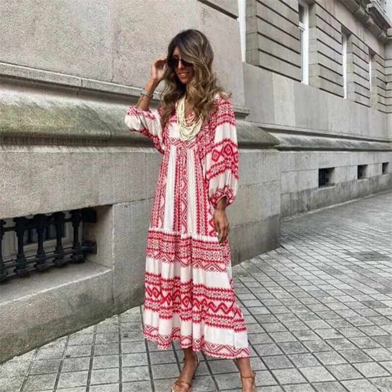 Boho Maxi Dress - Flowing Dress