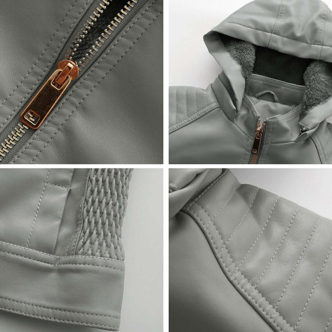Women's Detachable Hood Jacket