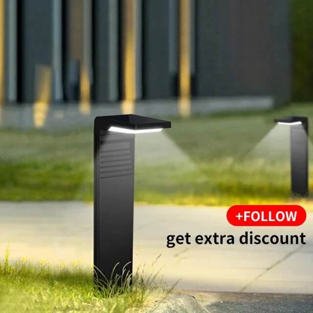 Solar Garden Light, Outdoor LED Lamp, 4W, Warm White