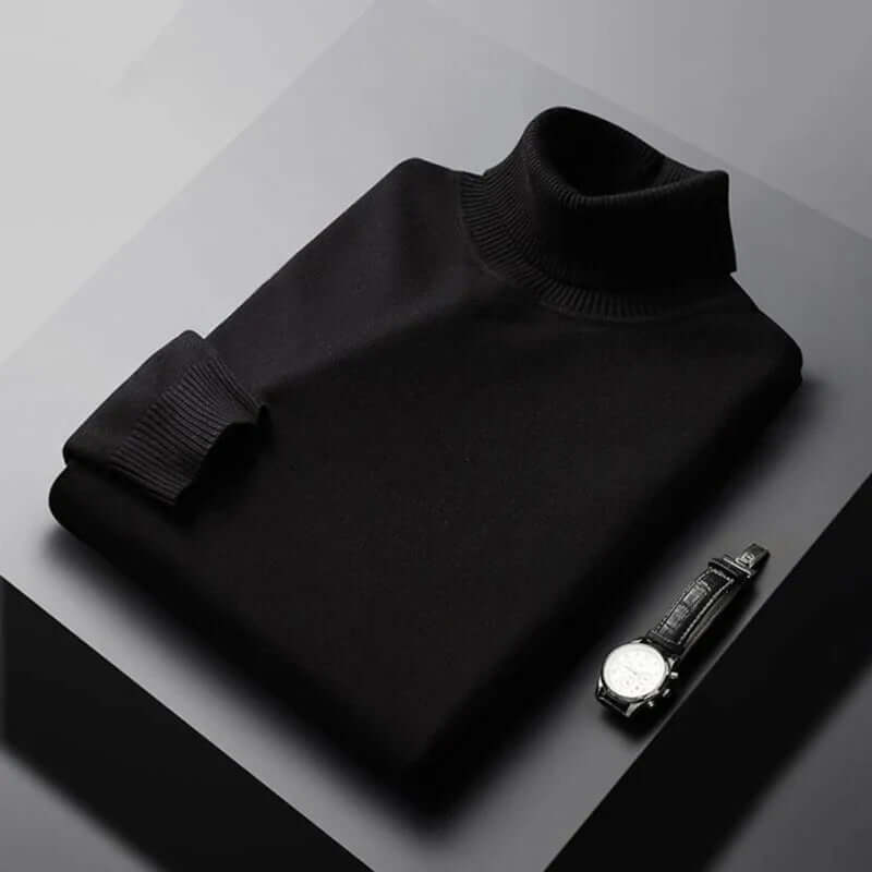 Men's Slim Fit Knitted Turtleneck Sweater