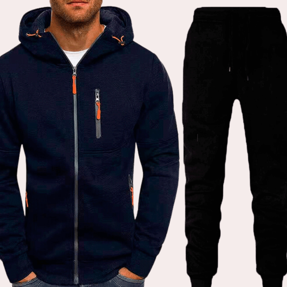 Men's Relaxed-Fit Hoodie and Pant Set