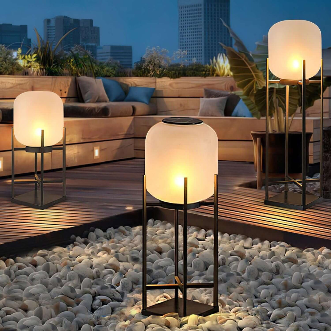 Solar Outdoor Floor Lamp Lantern
