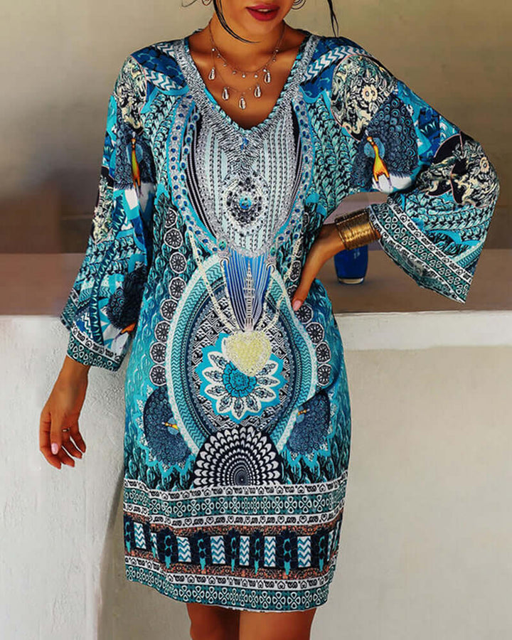 Bohemian Mini Dress - Light Formal