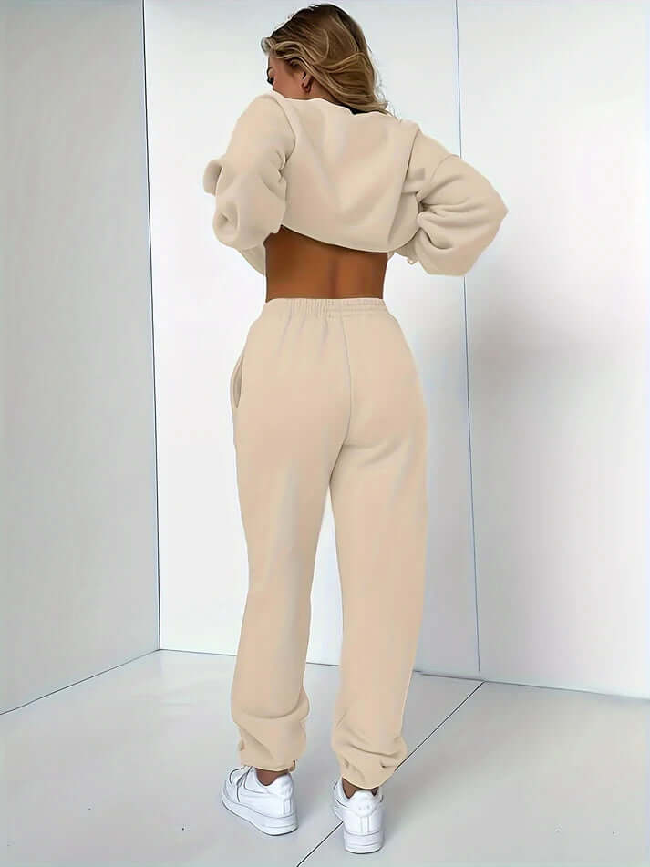 Heartbeat Print Sweater & Joggers Set