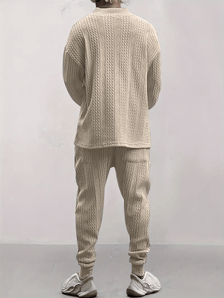 Men's Knitted Loungewear Set