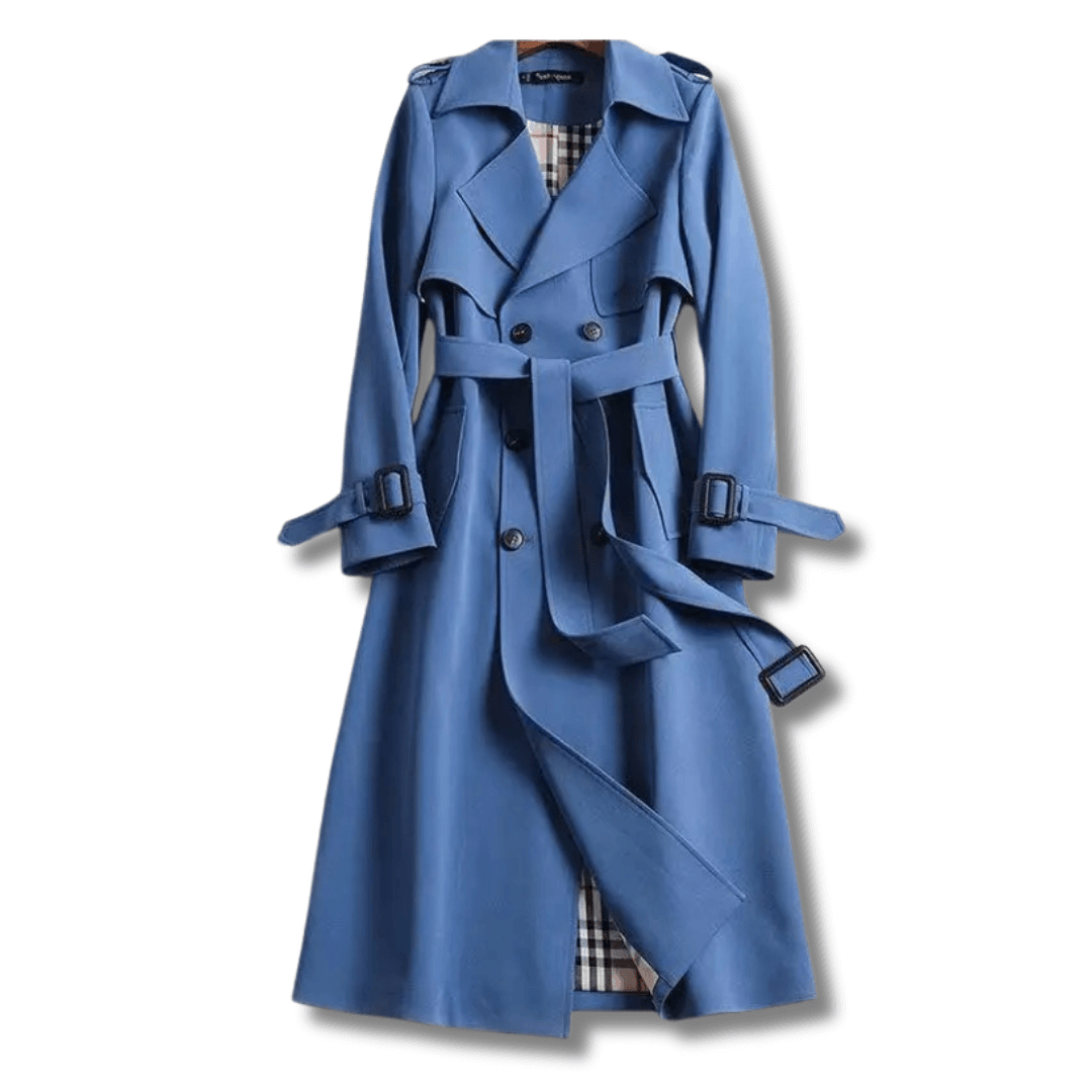 Women's Classic Double-Breasted Trench Coat