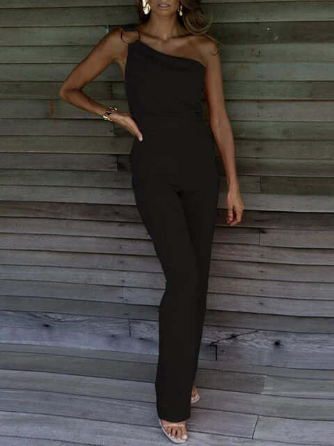 Women's Backless Sleeveless Jumpsuit