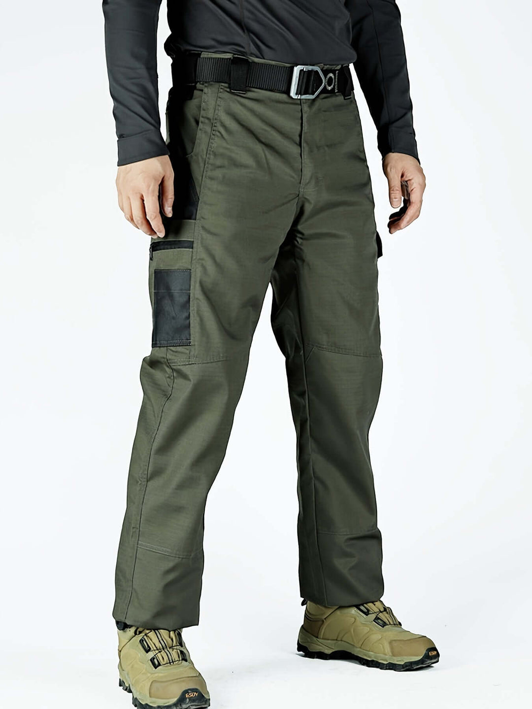 Men's Relaxed Fit Multi-Pocket Cargo Trousers