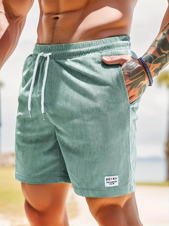 Men's Casual Shorts with Drawstring